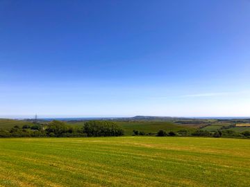 From the site looking towards weymouth and portland