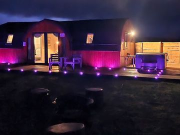 Isla at night