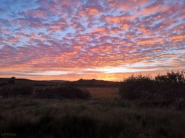 Sunset cloud formation