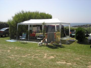 Sea views from the site