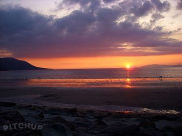 Sunset on rossbeigh beach