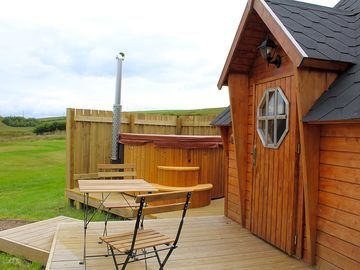 Table on the deck