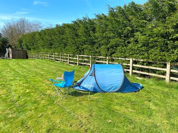 Typical tent setup