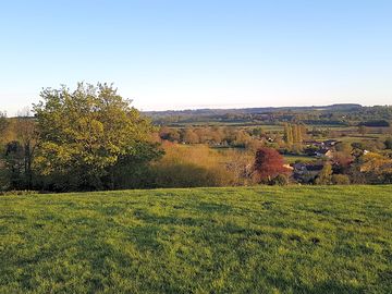 Overlooking the village