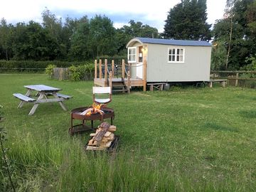 Another beautiful evening outside the hut