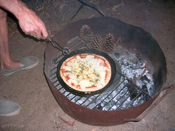 Guests can cook their own meals on the portable barbecues