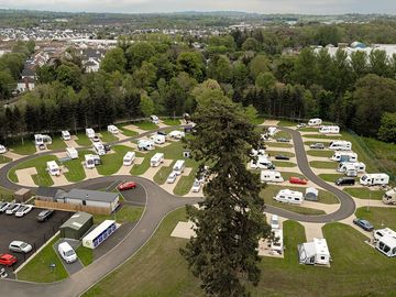 Touring site at castlewood holiday park