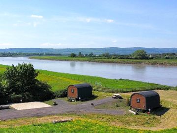 Birds eye view of site