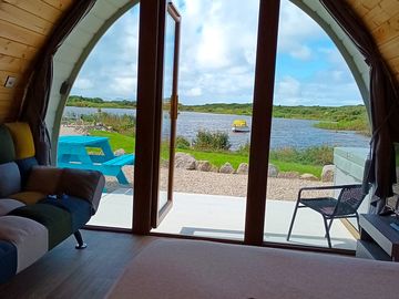 Lovely view from the pods