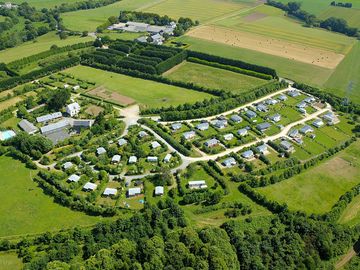 Aerial view of the site