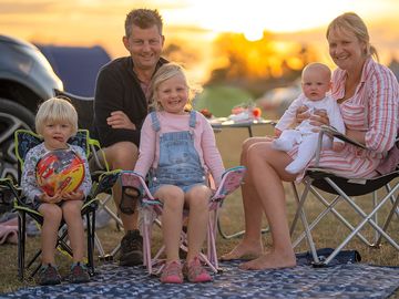 Ideal camping for families with neighbouring adventure play