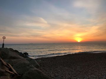 Sunset at hengistbury head