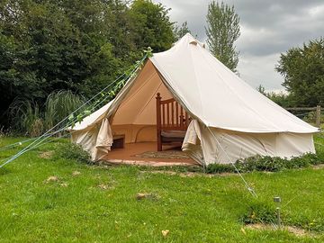 Bell tent entrance