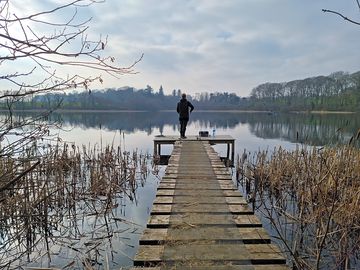 Fishing on the lake