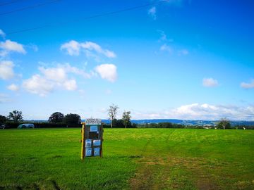 Green pasture and gorgeous views