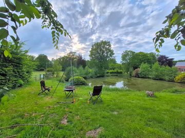 Barbecue at the pond
