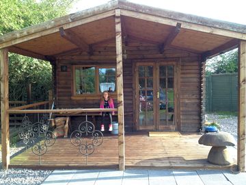 Glamping in our wood cabin sleeps 4