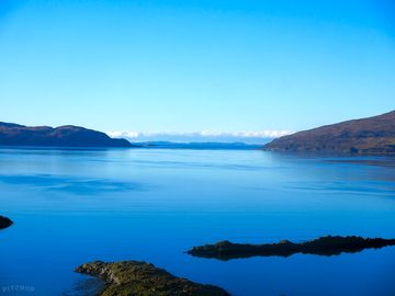 The corryvreckan whirlpool between jura and scarba