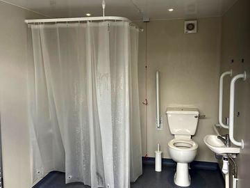 Disabled toilet block