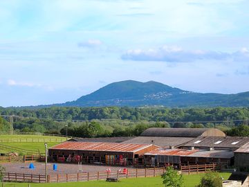 Malvern hills view from the stables