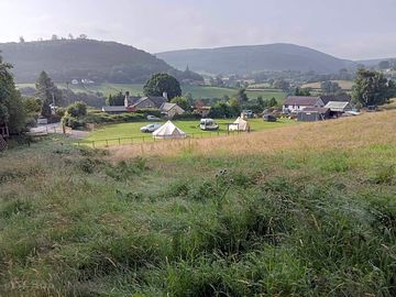 Views of the site from above