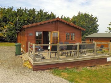 Ample parking next to the lodge
