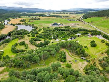 Drone view of the site