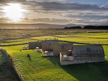 Spectacular views around the pods