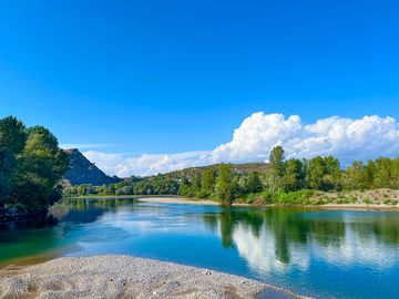 Spectacular river views from the site