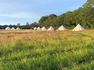 The bell tents (added by manager 12 May 2022)