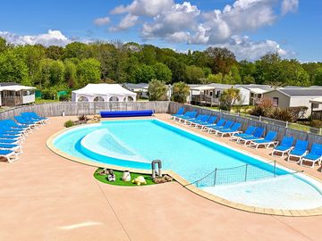 The pool and sundeck