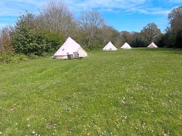 Bell tent area