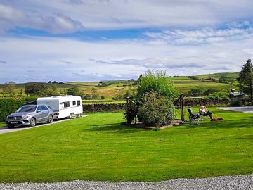 Peaceful site with rural views