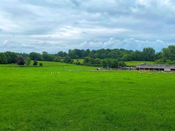 View from the site down towards the farm