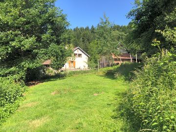 Pitches near the main house