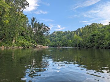 North toe river put-ins are five minutes drive
