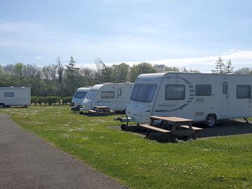 Space around the pitches