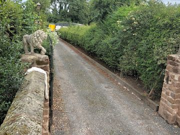 Driveway into the site