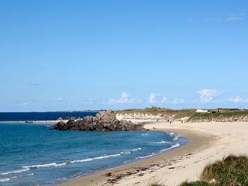 View from the seaside pitches