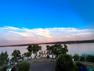 Views across the lake