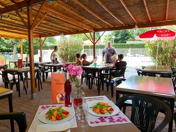 Restaurant terrace