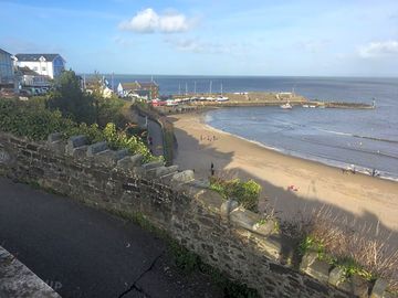 Beach at the new quay harbour