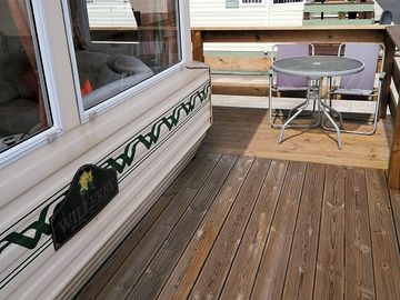 Outdoor seating area