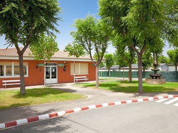 This is the reception and the main entrance