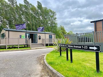 Reception building