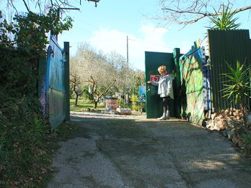 Entrance to the site