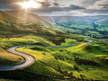 Stunning peak district views