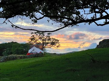 An evening sunset
