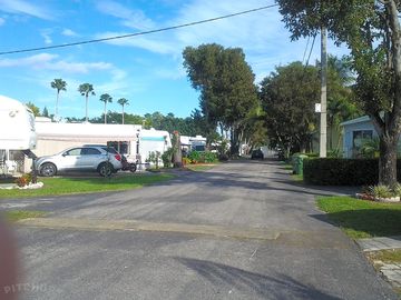 One road within the campground