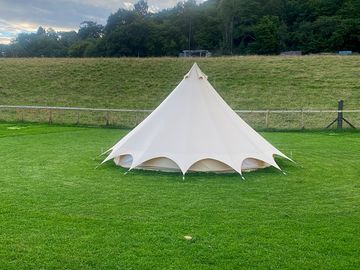 Where the tent is